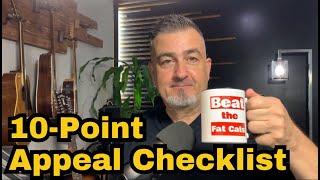 Learn About My 10POINT APPEAL CHECKLIST It Will Save You Time Money amp A Lot of Headaches [upl. by Ardnayek]