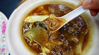 Bangkok Street Food SHARK FIN SOUP Thailand 魚翅湯 [upl. by Lankton]