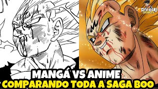 DRAGON BALL Z SAGA MAJIN BOO ANIME VS MANGÁ COMPLETO VEJA TODAS AS DIFERENÇAS DE AMBAS VERSÕES [upl. by Ardnal]