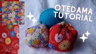 EASY Otedama Tutorial  Japanese Handicraft [upl. by Yecak]