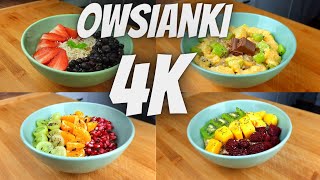 OWSIANKI 4K😮  POMYSŁY NA SZYBKIE I ZDROWE ŚNIADANIE Z OWOCAMI  Nutka Smaku [upl. by Ellek]