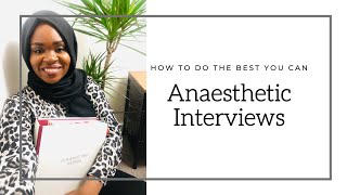 Anaesthetic Interviews [upl. by Tevlev]