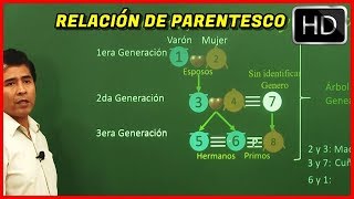 RELACION DE PARENTESCO  LAZOS FAMILIARES 2019 [upl. by Florian]