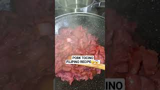 PORK TOCINO FILIPINO INGREDIENTS 😋 [upl. by Middendorf]