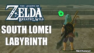 PULANDO O LABIRINTO SOUTH LOMEI LABYRINTH  ZELDA BREATH OF THE WILD [upl. by Mackoff]