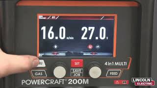 Powercraft 200M MIG Synergic Welding Overview [upl. by Lindsley]