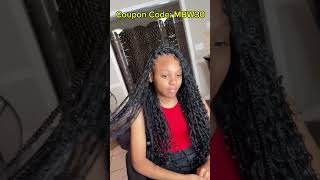 Braids Hairstyle😍Rebel Boho Crochet Braids On Short Natural Hair｜Braids Tutorial mybraidedwig [upl. by Libbna]