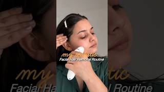 How I Remove My Facial Hair At Home With Epilator  Hair Removal Routine hairremoval facialhair [upl. by Htrag]