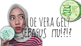 BERUNTUSAN HILANG DALAM SEMINGGU  Review Nature Republic Aloe Vera Gel [upl. by Cyrilla]