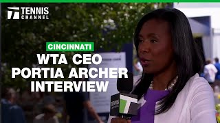 WTA CEO Portia Archer Aims to Elevate Women’s Tennis  2024 Cincinnati [upl. by Yenalem]