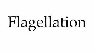 How to Pronounce Flagellation [upl. by Hairacaz]