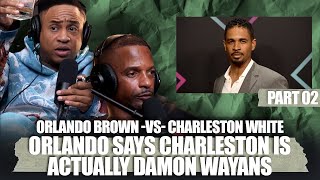 Charleston White walks on set and tries to save the conversation with Orlando Brown [upl. by Fiedling]