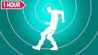 Fortnite JUBI SLIDE Emote 1 Hour Version SLICK BACK SLIDE DANCE [upl. by Ayekim]