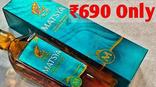 धमाकेदार Whisky in ₹690 only  Matsya Whisky Review  The Whiskeypedia [upl. by Eenehs518]