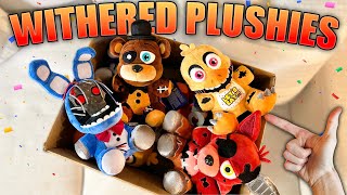 FNAF WITHERED PLUSH WAVE IS HERE  Plush Review [upl. by Nylodnarb]