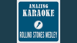 Rolling Stones Medley Pt 1 Karaoke Version Originally Performed By The Rolling Stones [upl. by Ignacia]