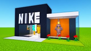 Minecraft Tutorial How To Make A Nike Store [upl. by Ilram470]