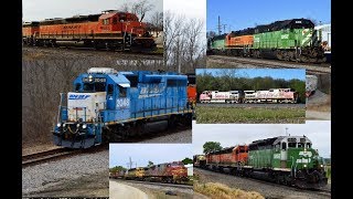 This One Has It All BNSF Smurf Cascade Green Warbonnets Picking Up a Car and More [upl. by Anetsirhc186]