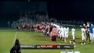 Marshall vs Midland MHS Football [upl. by Thant665]