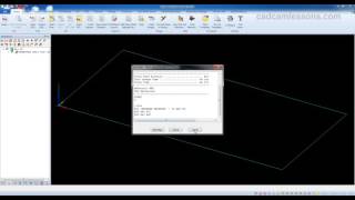 Alphacam Basics  First machining  Z levels in Contour machining [upl. by Nerine]