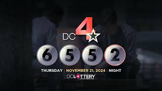 DC LOTTERY Night 11212024 [upl. by Alekin65]