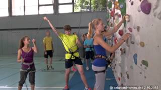 Sportklettern – «climbingiscoolch» Toprope – Sichern erwerben Ganzer Ablauf [upl. by Ecire]