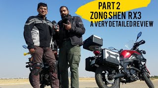 Zongshen  RoadPrince RX3 Review and Ride  Part 2 [upl. by Bayer]