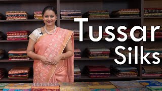 Pure Tussar Silk  Prashanti  29 May 2023 [upl. by Ytirev]