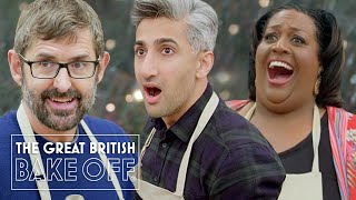 Amazing Celeb Bake Off disasters amp triumphs ft Alison Hammond Tan France Louis Theroux amp more [upl. by Nagard]