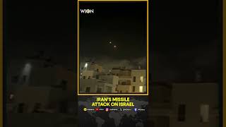 Iran launches missile attack on Israel after the killing of Hassan Nasrallah  WION Shorts [upl. by Navi510]