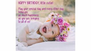 Best Happy Birthday wishes for Baby Girl [upl. by Sall]