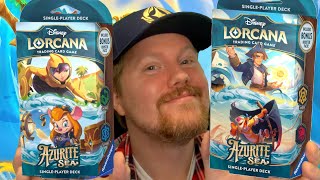 Azurite Sea först i norden  Disneys Lorcana Set 6  SingelPlayer Decks [upl. by Lehcyar]