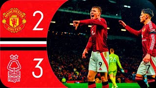 Rasmus Højlund Goal  Manchester United vs Nottingham Forest 23 Highlights  Premier League 2024 [upl. by Aerised]