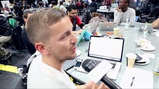 TechCrunch Disrupt Europe 2013 Hackathon Highlights [upl. by Nimajneb]