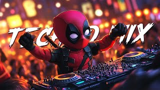 TECHNO MIX 2024 🎧 Rave Techno Remixes for Party Gym and Car [upl. by Abdul745]