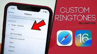 How to Set ANY Song as RINGTONE on iPhone No Computer  iOS 18 [upl. by Oyek458]