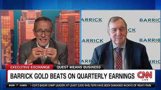 Barrick Gold beats quarterly earnings estimates [upl. by Nedrud]