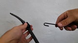 How to Install UNIWIPER Aero Wiper Blades and Remove Old Frame Wiper Blade [upl. by Akiret423]