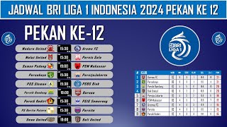 Jadwal BRI Liga 1 2024 Pekan ke 12 Persija vs Persik  Live Indosiar [upl. by Xyno]