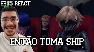 É SHIP QUE VOCÊ QUER  ENTÃO TOMA SHIP  Miraculous Ladybug Temp 4 Episódio 15 Glaciator 20 [upl. by Nileve]