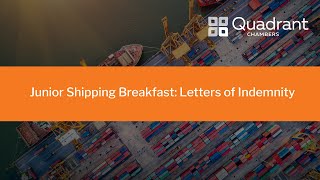 Junior Shipping Breakfast Letters of Indemnity [upl. by Esilenna]