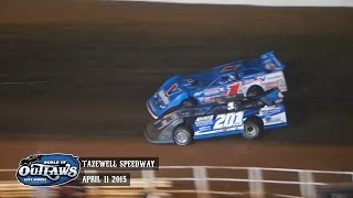 Highlights World of Outlaws Late Model Series Tazewell Speedway April 11th 2015 [upl. by Nitsugua]