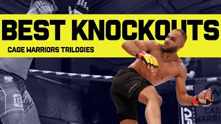 Top 10 KOs from the Cage Warriors Trilogy Series [upl. by Kerwin555]