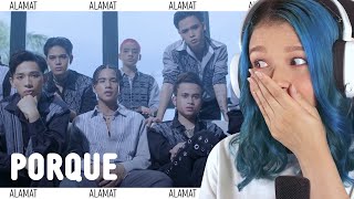 ALAMAT porque Official MV  REACTION [upl. by Euqinitram529]