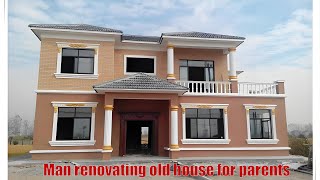 Middle aged man renovates his parentsold house and renovates it within 1 year From start to finish [upl. by Gaynor519]