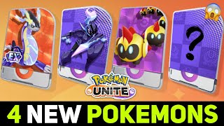 Upcoming 4 New Pokemon in Pokemon Unite 2024  Miraidon Ceruledge Regidtago in Pokemon Unite [upl. by Leifer640]