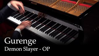 Gurenge  Demon Slayer OP Piano [upl. by Silrak]