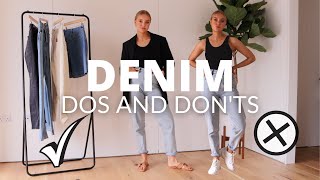 HOW TO STYLE DIFFERENT JEANS  A Comprehensive Denim Guide [upl. by Stoughton597]