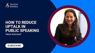 How to Reduce Uptalk in Public Speaking [upl. by Wilhelmina583]