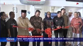 MNC Sekuritas Bersama BEI Resmikan Galeri Investasi Pasar Alam  iNews Malam 2306 [upl. by Otrebcire292]